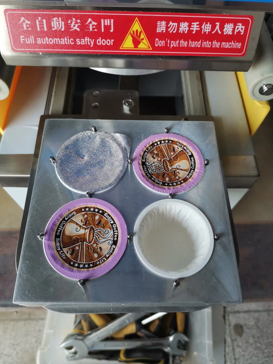 4 Hole K Cup Sealing Machine Coffee Capsule for Sale Coffee Pod Sealer