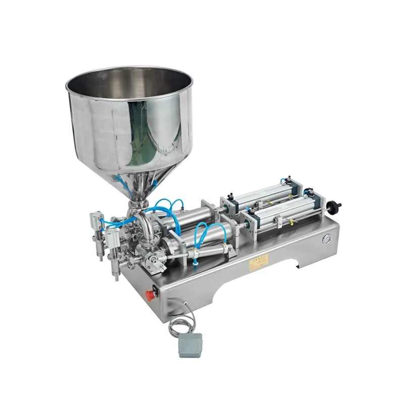 5 Gallon Semi Automat Yogurt Cup and Sealing Wine Small Full Water bottle Fill Light Needle Syringe Gel Filling Machine Machines