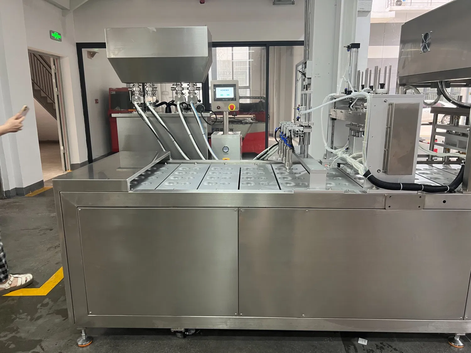 Automatic Cup Filling Machine and Sealing Machine Tea Cup Filling and Sealing Machine Fruit Cup Filling Sealing