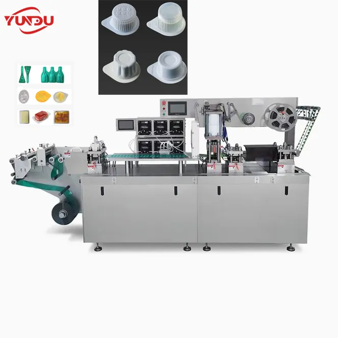 Automatic Pet Medicine Liquid Blister Filling and Packing Machine Dpp-180 Small Cup Honey Cup Plastic Filling and Sealing Machine