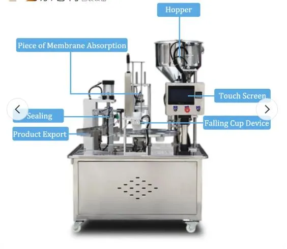Automatic Rotary K-Cup Sealing Nespresso Coffee Capsule Filling Machine