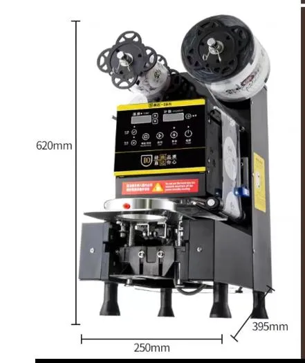 Black Sealing Machine for Pet Cups