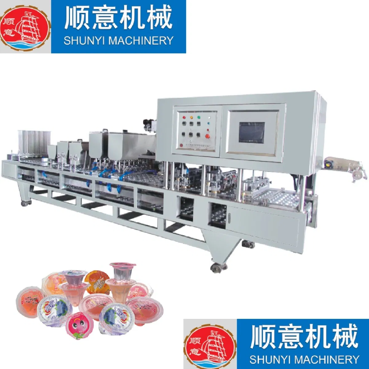 Cfd Jelly Water Cup Filling Sealing Machine