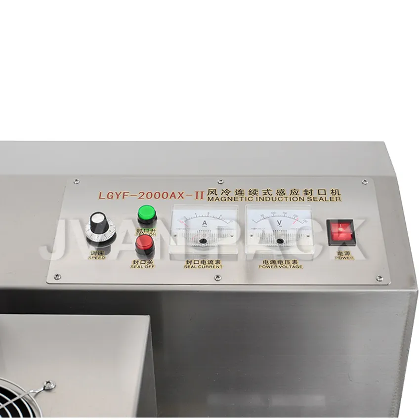 Desktop Continuous Aluminum Foil Cup Bottle Cap Sealer Induction Heat Sealing Machine