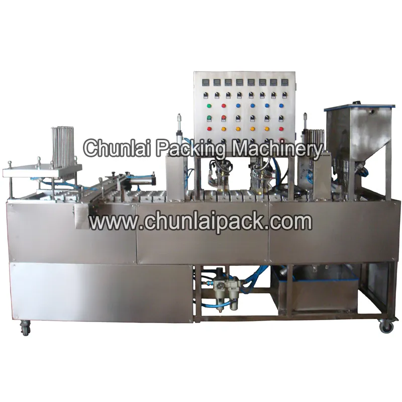 Gf-4 Cup Washing Filling Sealing Machine