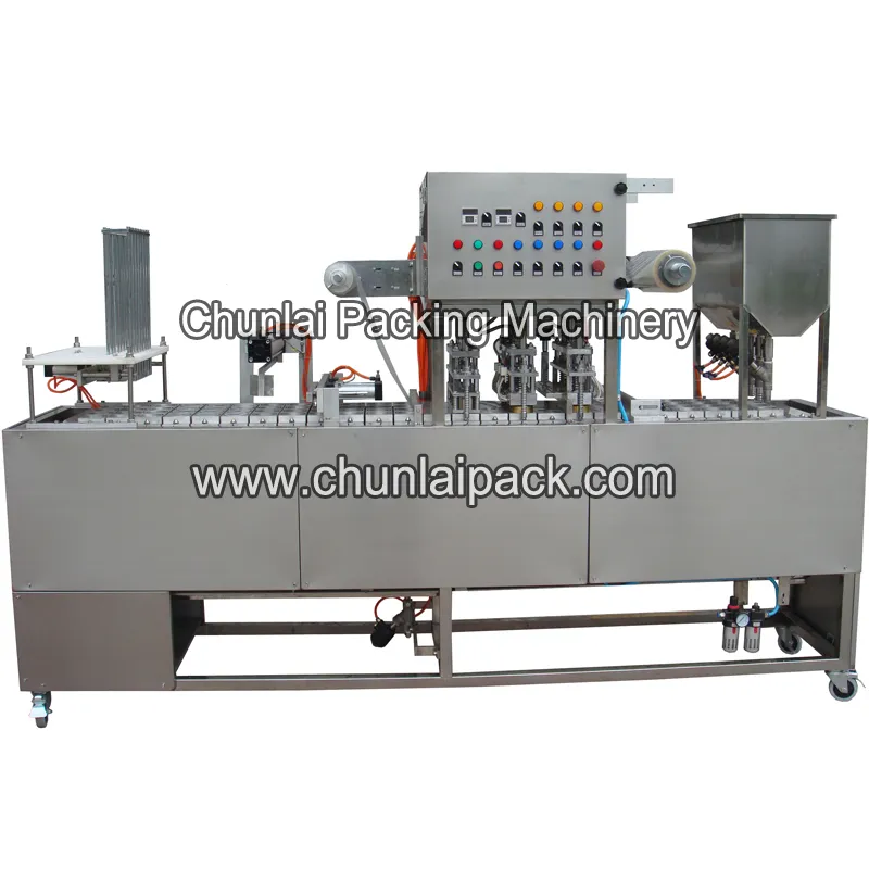 Gf-4 Cup Washing Filling Sealing Machine