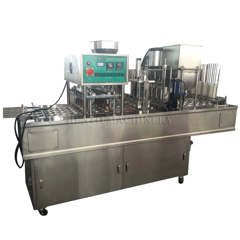 High Automation Liquid Filling Machine / Cup Sealing Machine