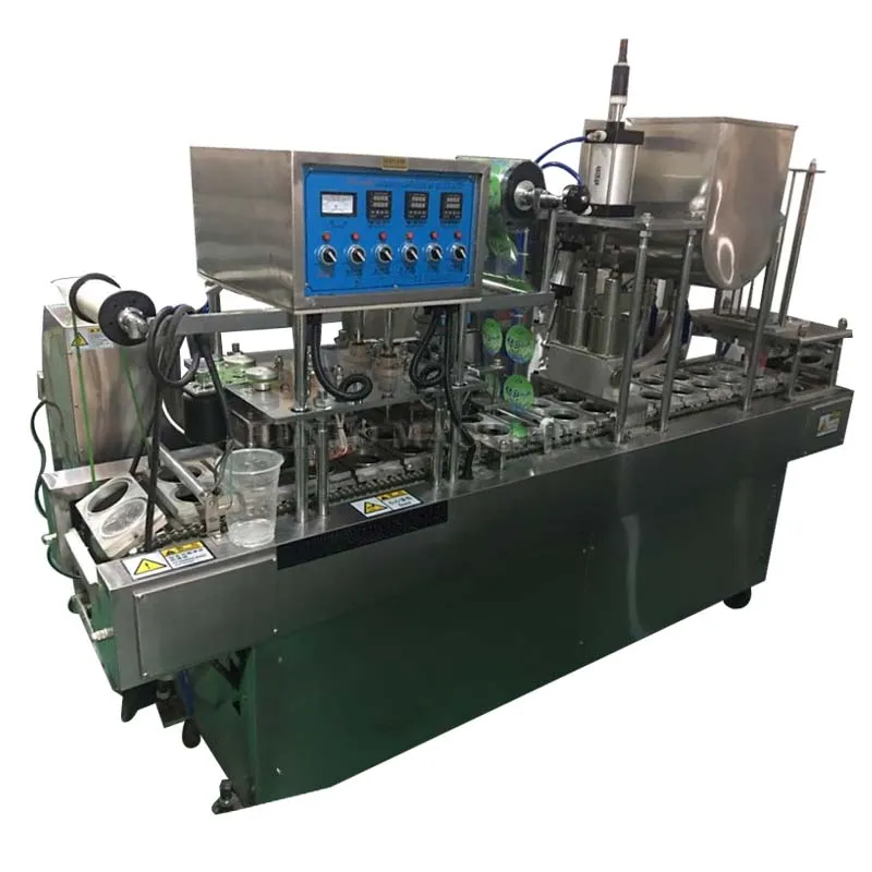 High Automation Liquid Filling Machine / Cup Sealing Machine