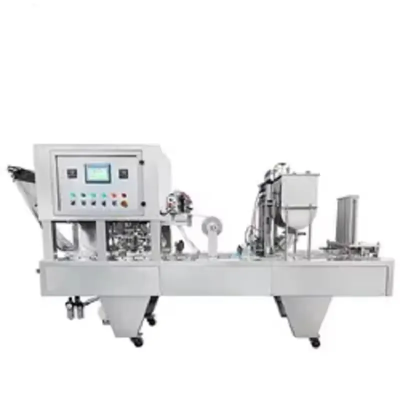 Hot Sale Automatic Cup Filling and Sealing Machine Jelly Juice Yogurt Cup Filling Machine for Water and Industrial Machinery