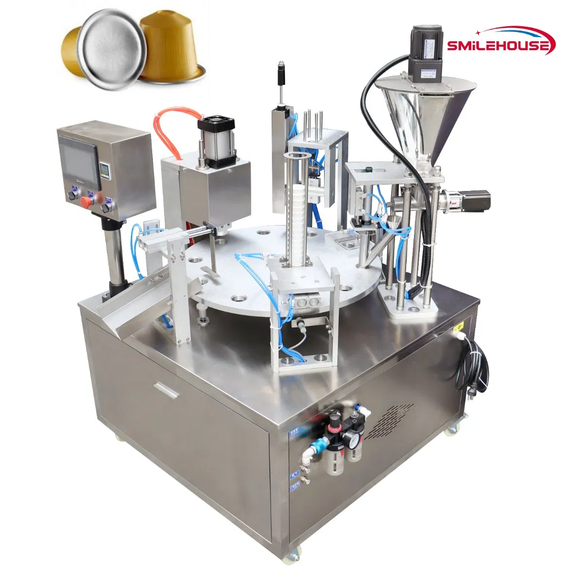 Rotary for Coffee Cup Powder Filling and Sealing Machine Cup Packaging Machine