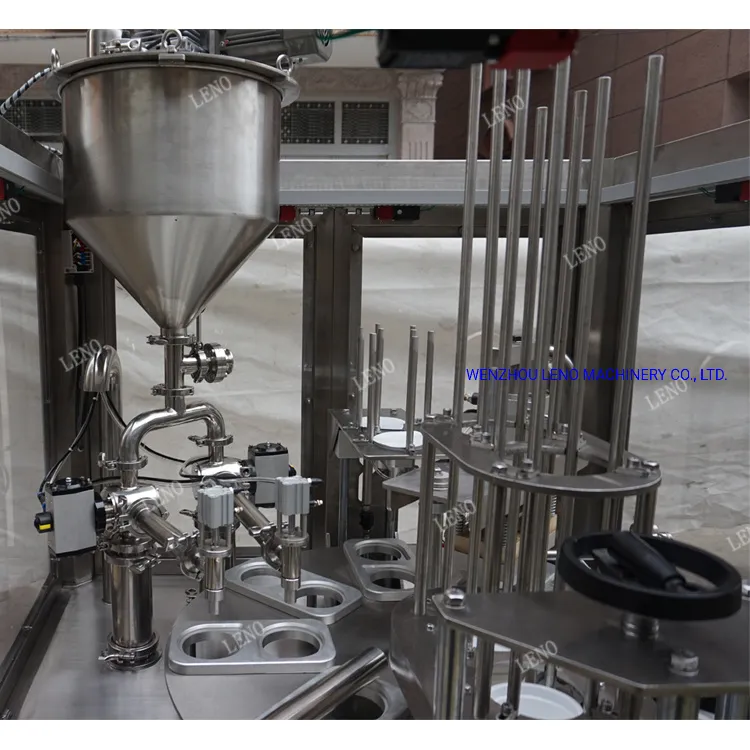 Sanitary Grade Rotary Packing Communion Cup Filling and Sealing Machine